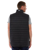 Taped Hi Vis Reversible Puffer Vest - Yellow