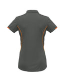 Razor Ladies Polo - Grey/Fluoro Orange