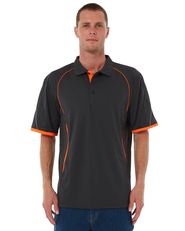Razor Polo - Grey/Fluoro Orange