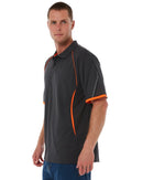 Razor Polo - Grey/Fluoro Orange
