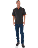 Razor Polo - Grey/Fluoro Orange