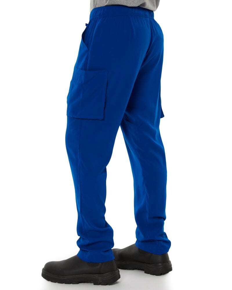 Avery Straight Leg Scrub Pant - Electric Blue