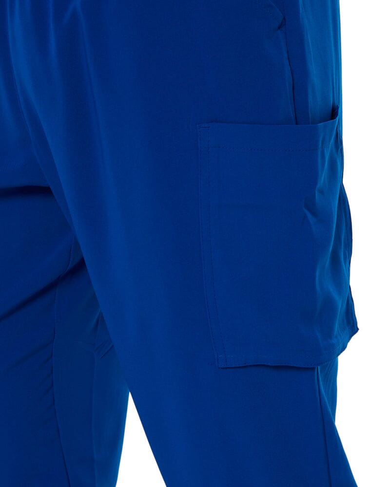 Avery Straight Leg Scrub Pant - Electric Blue