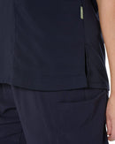 Avery Womens Easy Fit V Neck Scrub Top - Midnight Navy