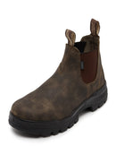 RotoFlex 8002 Elastic Side Safety Boot - Rustic Brown