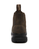 RotoFlex 8002 Elastic Side Safety Boot - Rustic Brown