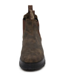 RotoFlex 8002 Elastic Side Safety Boot - Rustic Brown