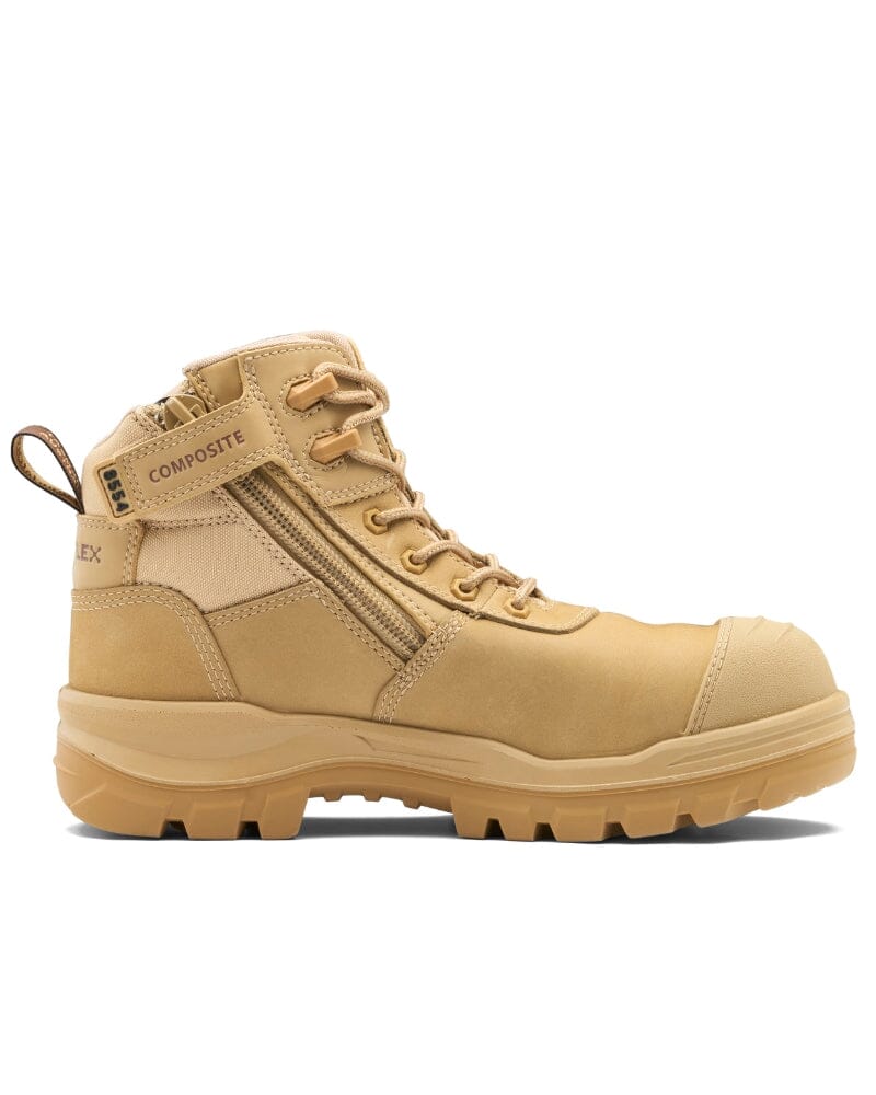 Rotoflex 8554 Zip Side Safety Boot - Sand