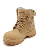 Womens Rotoflex 8864 Zip Sided Safety Boot - Sand