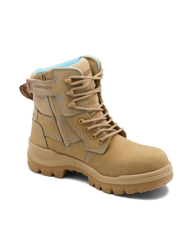 Womens Rotoflex 8864 Zip Sided Safety Boot - Sand
