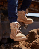 Womens Rotoflex 8864 Zip Sided Safety Boot - Sand