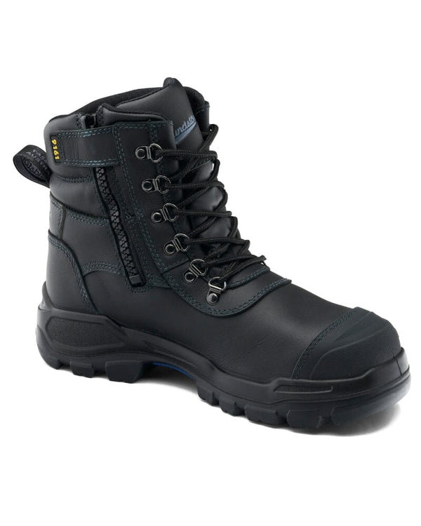 Rotoflex 9161 Chemical Resistant Zip Side Safety Boot - Black