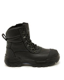 Rotoflex 9161 Chemical Resistant Zip Side Safety Boot - Black