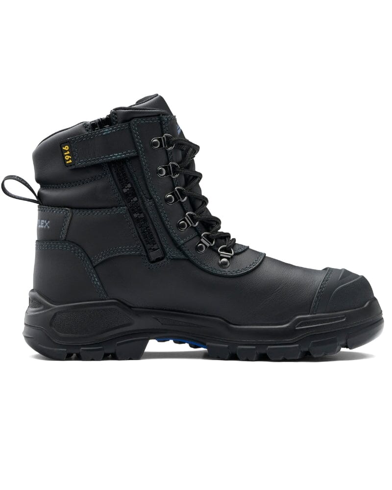 Rotoflex 9161 Chemical Resistant Zip Side Safety Boot - Black