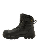 Rotoflex 9161 Chemical Resistant Zip Side Safety Boot - Black