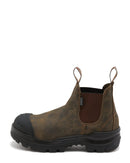 RotoFlex 8002 Elastic Side Safety Boot - Rustic Brown