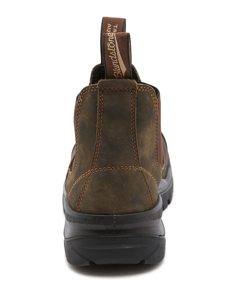 RotoFlex 8002 Elastic Side Safety Boot - Rustic Brown