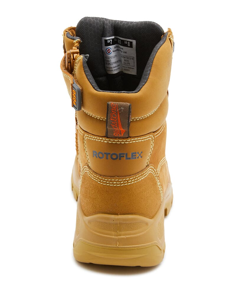 RotoFlex 9090 Zip Side Safety Boot - Wheat