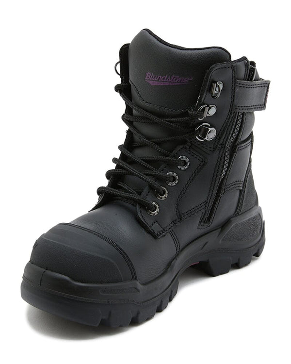 Womens RotoFlex 9961 Zip Side Safety Boot - Black