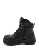 Womens RotoFlex 9961 Zip Side Safety Boot - Black