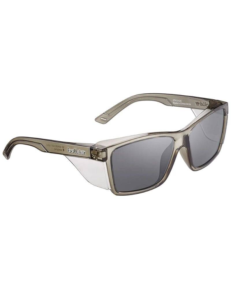 STKS 420 Platinum Safety Glasses - Graphite/Smoke