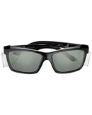 STKS 420 Polarised Safety Glasses - Black/Smoke