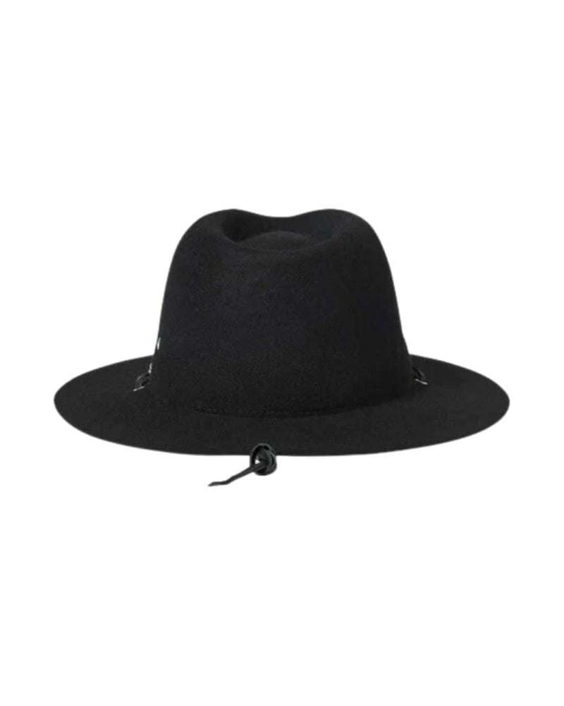 Wesley Weather Guard Packable Fedora - Black