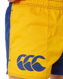 Cotton Harlequin Short - Gold/Royal