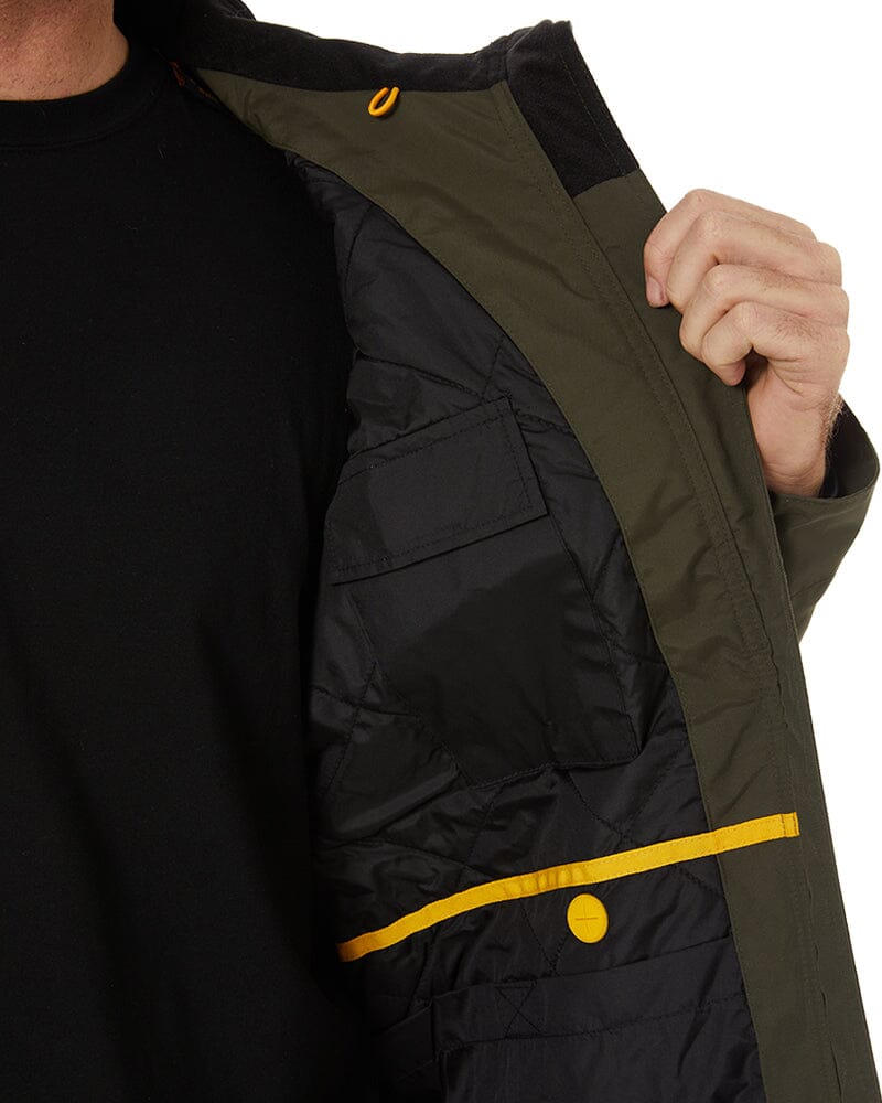 Caterpillar Chinook Waterproof Jacket Army Moss Buy Online