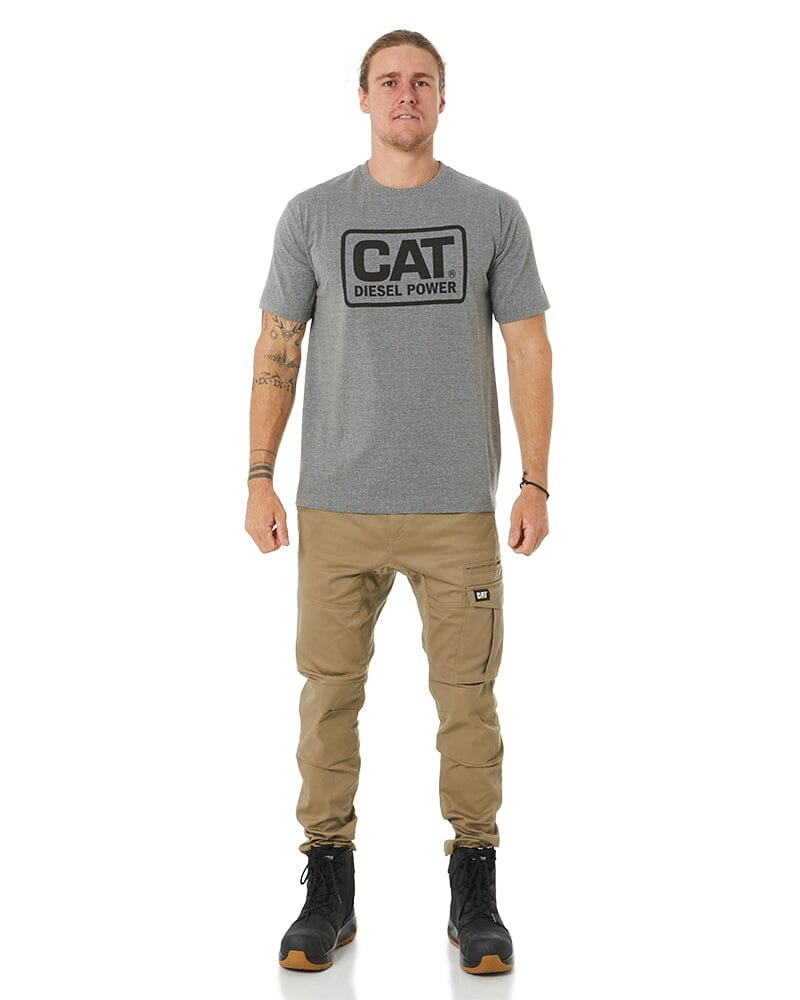 Caterpillar Diesel Power Tee Dark Heather Grey/Black Buy Online