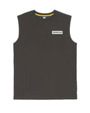 Icon Block Muscle Tee - Licorice