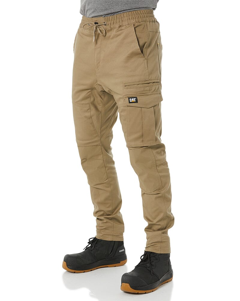 Caterpillar Cat Workwear - Pantaloni elasticizzati da uomo, con tasca al ginocchio Caterpillar Cat Workwear - Pantaloni elasticizzati da uomo, con tasca al ginocchio