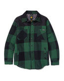 Block Insulated Shirt Jacket - Pine Needle/Black