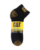 5 Pack Bamboo Ankle Socks - Black