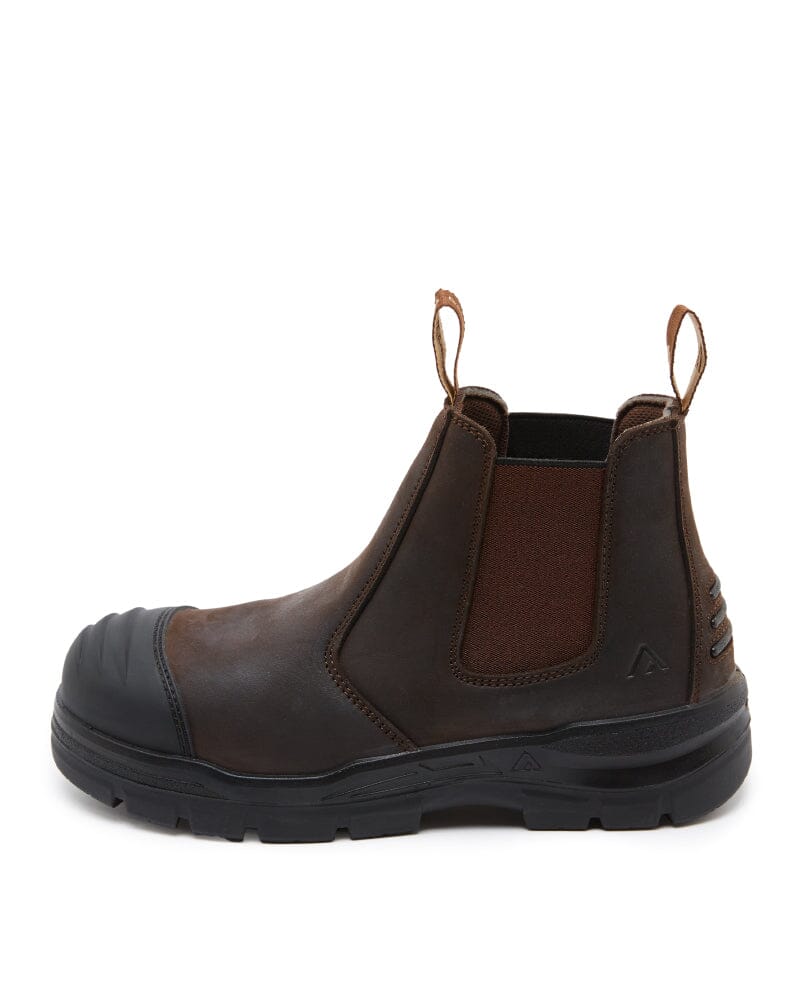 Shopan Elastic Side Safety Boot - Brown