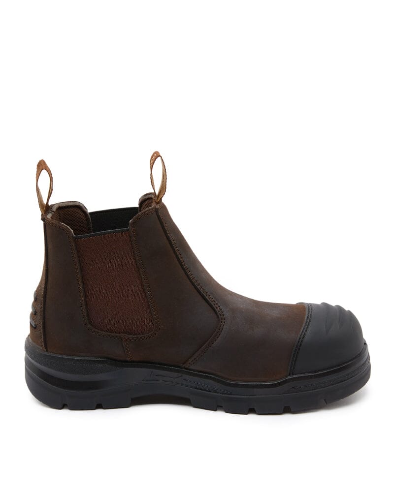 Shopan Elastic Side Safety Boot - Brown