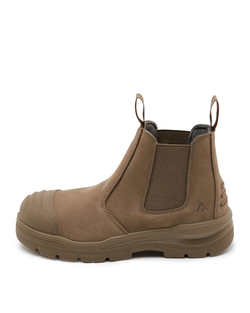 Shopan Elastic Side Safety Boot - Stone
