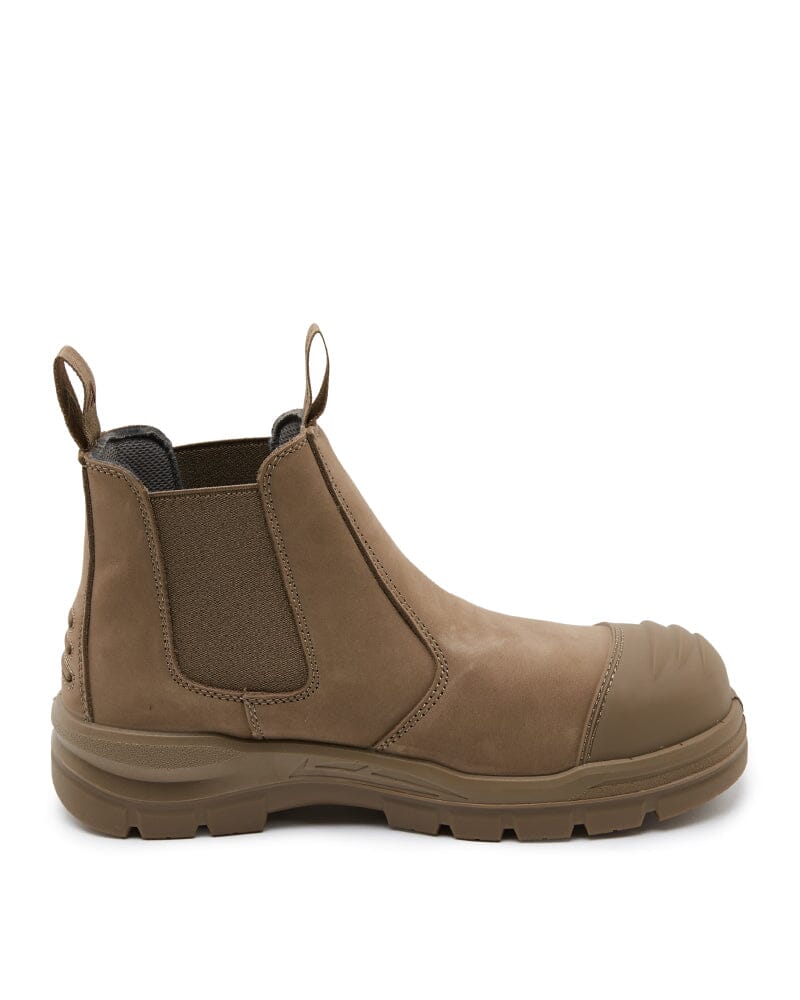 Shopan Elastic Side Safety Boot - Stone