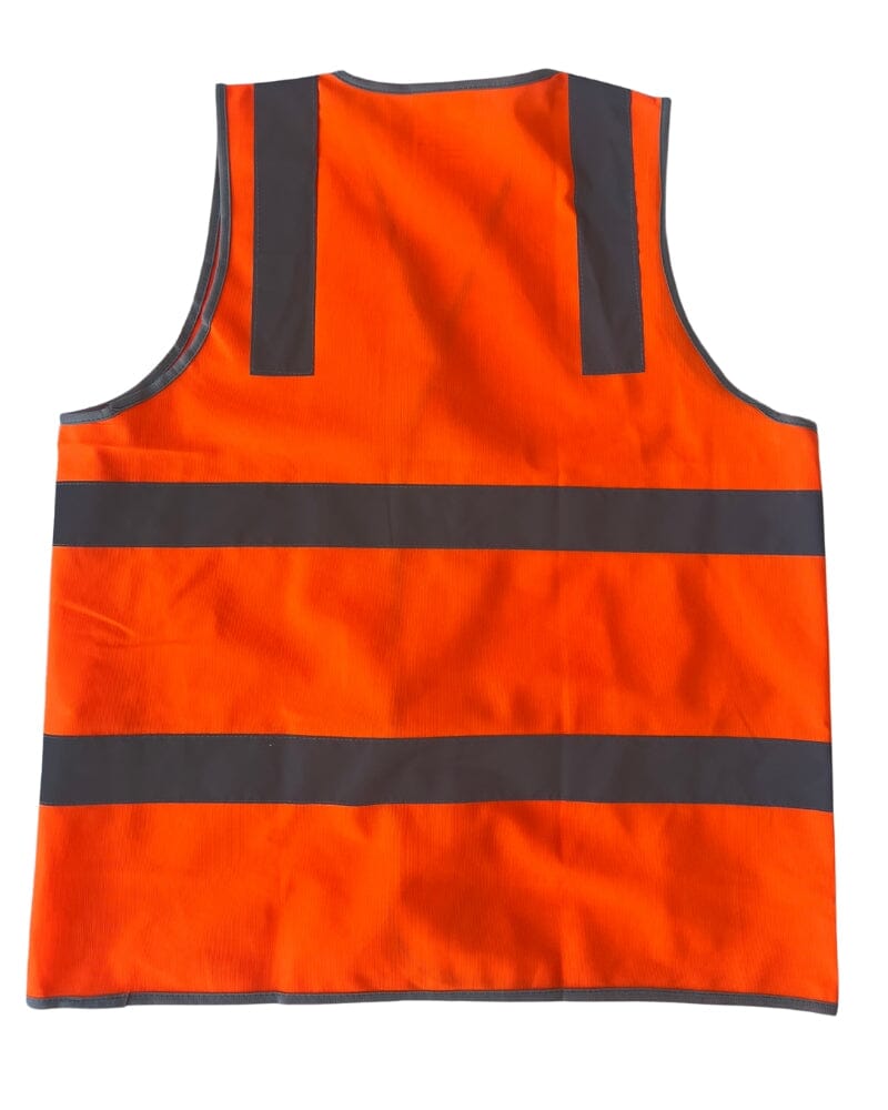 Hi Vis D/N Safety Vest - Orange