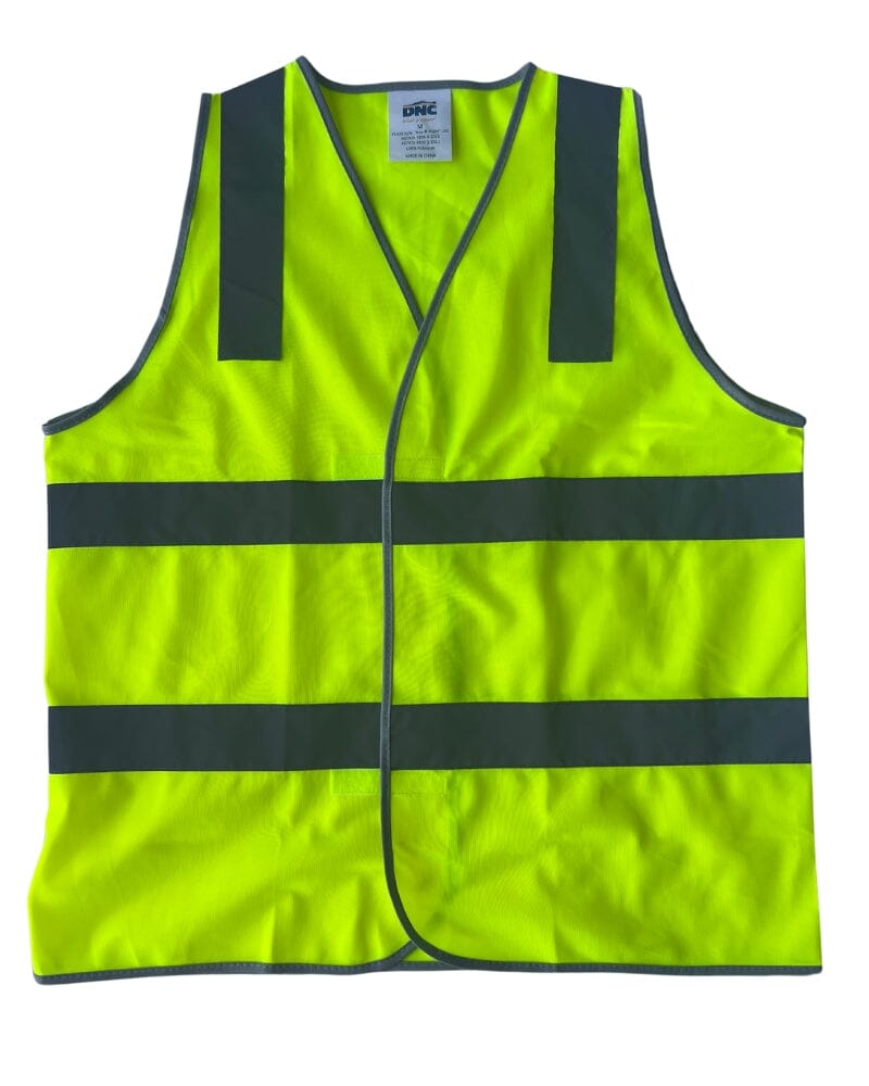 Hi Vis D/N Safety Vest - Yellow