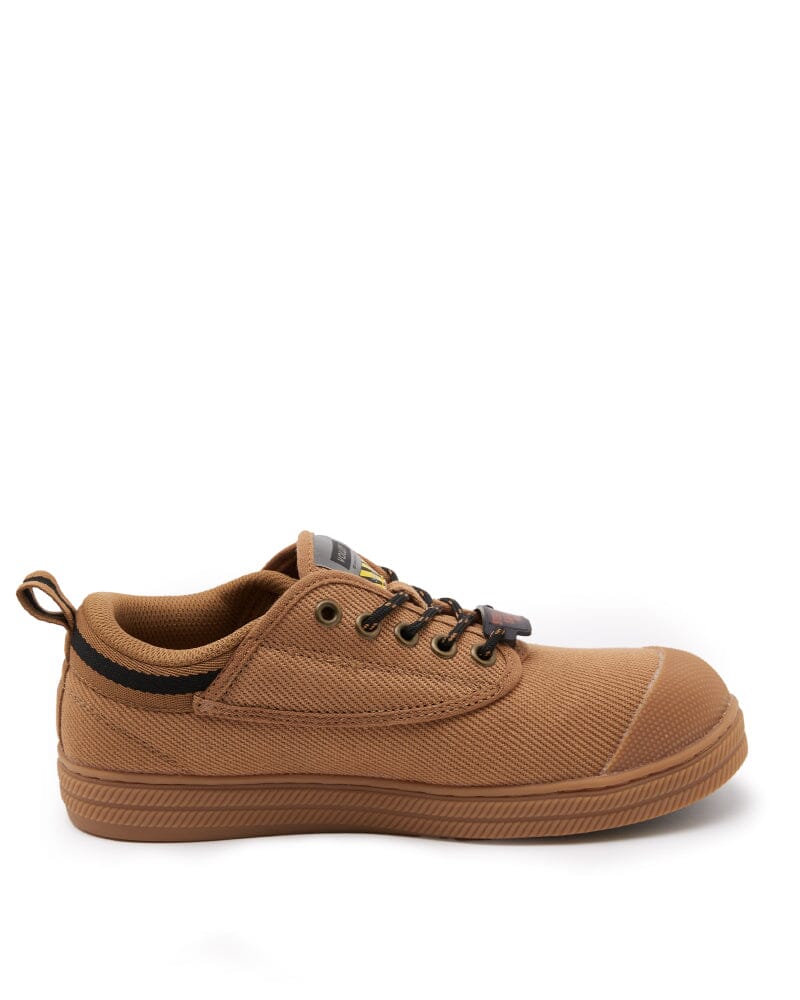 Canvas Safety Shoe - Tan/Gum