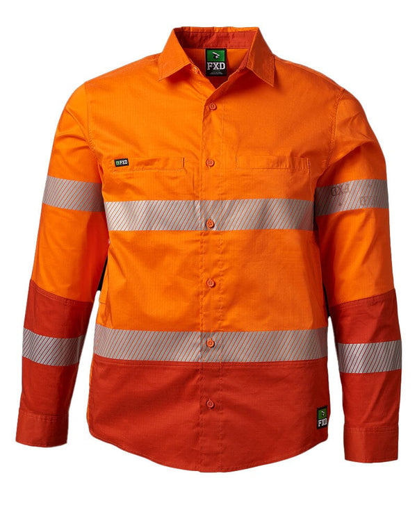LSH-2T Long Sleeve Taped Shirt - Orange