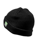 CP-10 Knit Ribbed Beanie - Black
