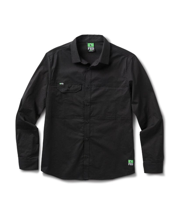 LSH-3 Vented Tech Long Sleeve Shirt - Black