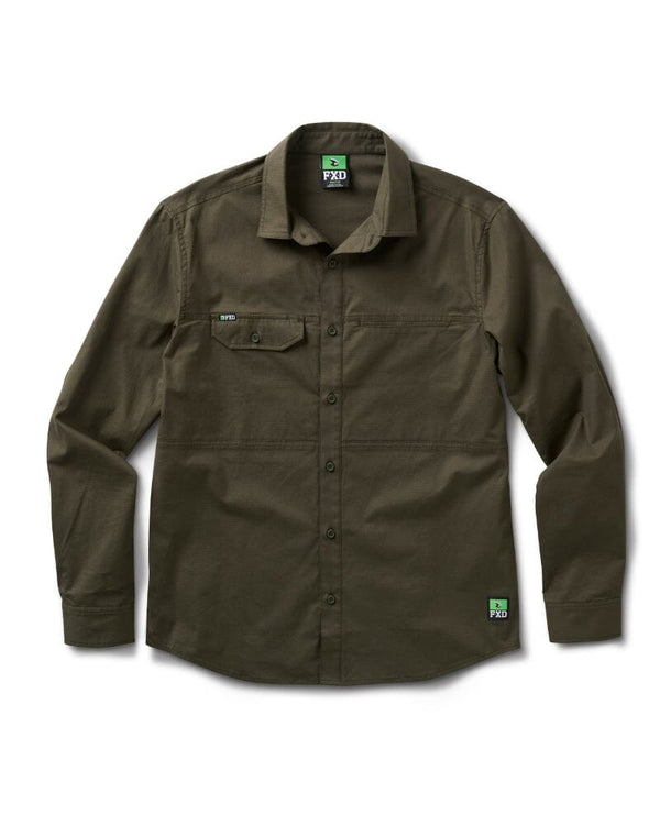 LSH-3 Vented Tech Long Sleeve Shirt - Green