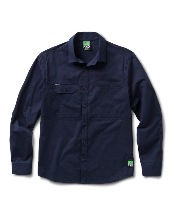 LSH-3 Vented Tech Long Sleeve Shirt - Navy