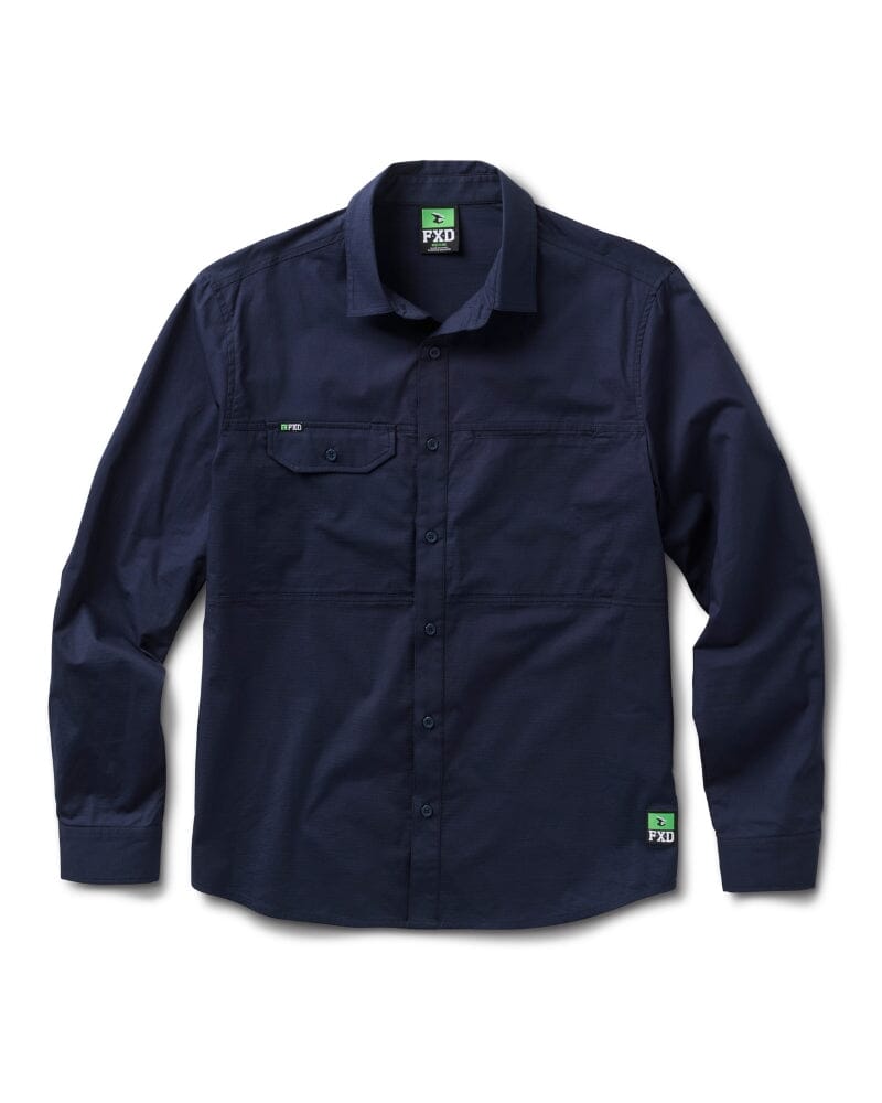 LSH-3 Vented Tech Long Sleeve Shirt - Navy