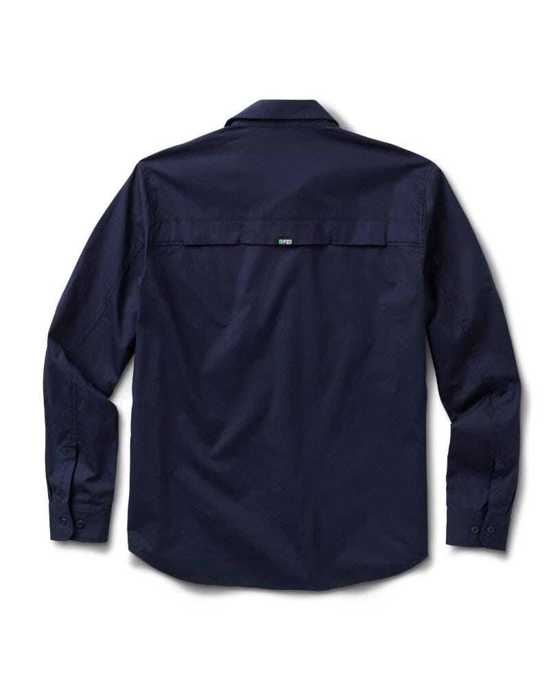 LSH-3 Vented Tech Long Sleeve Shirt - Navy