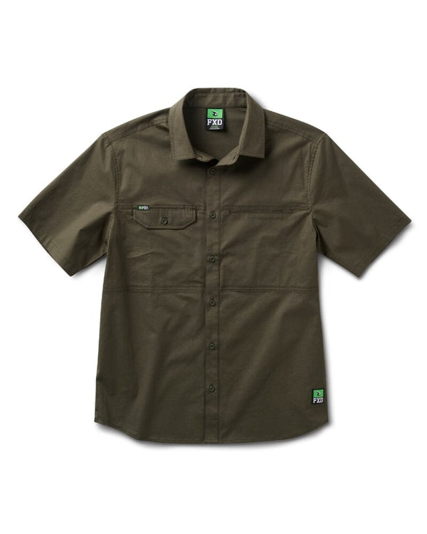 SSH-3 Vented Tech Short Sleeve Shirt - Green