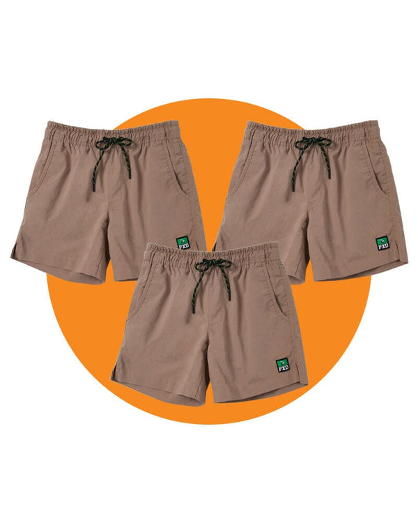 Tradies WS-4 Work Shorts Value Pack - Khaki